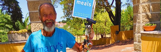 Missão cumprida! Luigi Farroni, voluntário da Mary's Meals completou o "Caminho da Esperança"